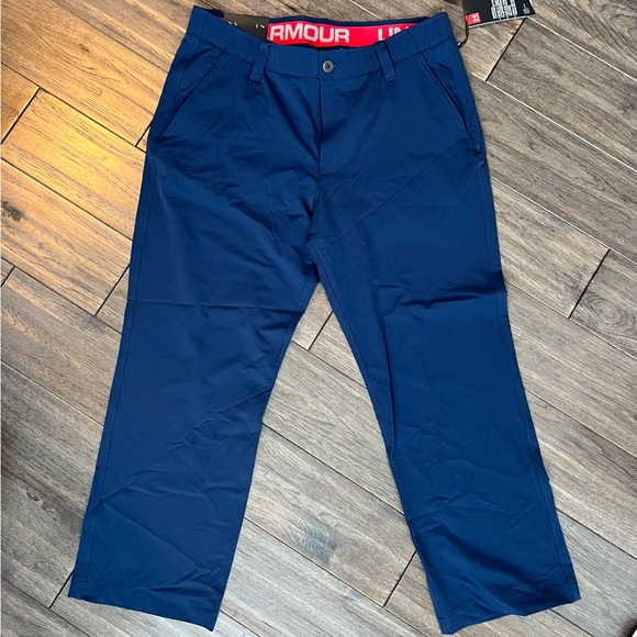 Navy Blue Under Armour Men’s Pants - Picture 1 of 4